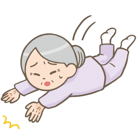危うく段差から落るところ、咄嗟に手すりを掴んで無事でした。患者様の生のお声101